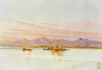 Vicino a Canton, Barche da pesca sul Fiume delle Perle da Thomas Hodgson Liddell