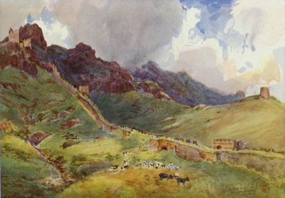 La Grande Muraglia sopra Shan-Hai-Kwan da Thomas Hodgson Liddell