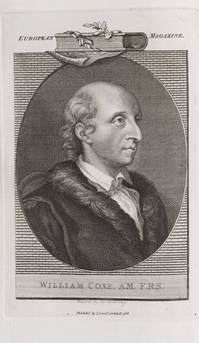 Ritratto di William Coxe 1748-1828, 1786 da Thomas Holloway