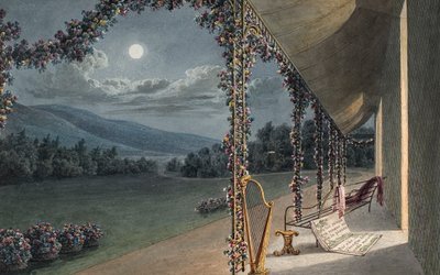 Rheola, Scena dalla sala da disegno da Thomas Hornor