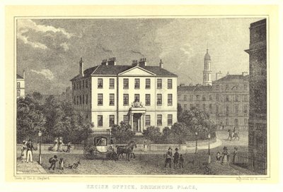 Ufficio delle Accise, Drummond Place da Thomas Hosmer (after) Shepherd