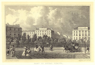 Parte del Royal Circus da Thomas Hosmer (after) Shepherd