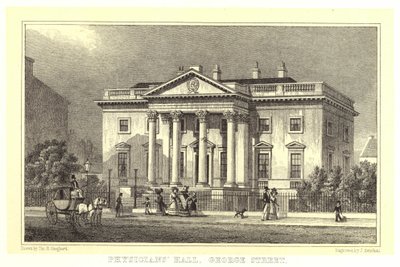 Sala del Medico, George Street da Thomas Hosmer (after) Shepherd
