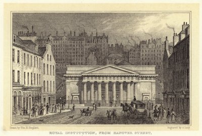 Istituzione Reale, da Hanover Street da Thomas Hosmer (after) Shepherd