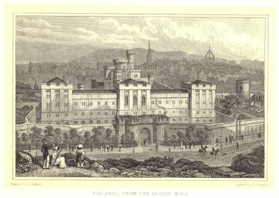 La Prigione, da Calton Hill da Thomas Hosmer (after) Shepherd