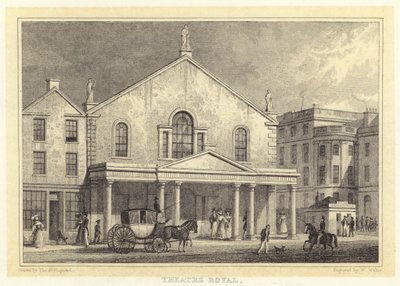 Il Teatro Reale da Thomas Hosmer (after) Shepherd
