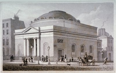 Albion Chapel, Londra, c1827 da Thomas Hosmer Shepherd