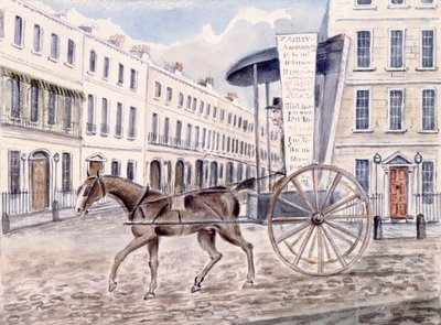 Carro pubblicitario di Astley da Thomas Hosmer Shepherd