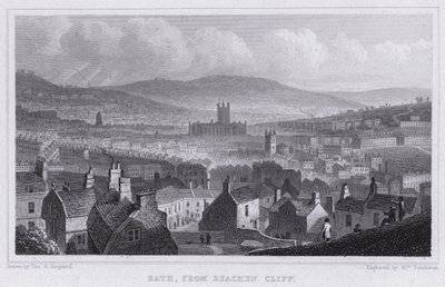 Bath, dalla Scogliera di Beachen da Thomas Hosmer Shepherd