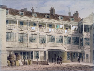 Belle Sauvage Yard, Ludgate Hill, Londra da Thomas Hosmer Shepherd