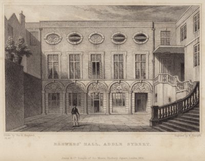 Brewers Hall in Addle Street da Thomas Hosmer Shepherd