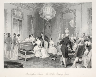 Buckingham Palace, la Sala Gialla, da 