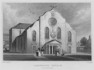 Chiesa di Canongate, Edimburgo da Thomas Hosmer Shepherd