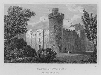 Castello Forbes, Aberdeenshire da Thomas Hosmer Shepherd