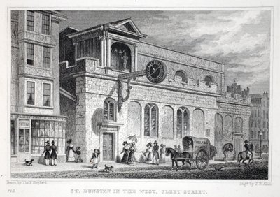 Chiesa di San Dunstan, nel West, Fleet Street, da 