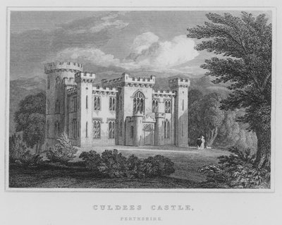 Castello di Culdees, Perthshire da Thomas Hosmer Shepherd