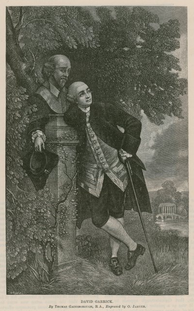 David Garrick, attore da Thomas Hosmer Shepherd