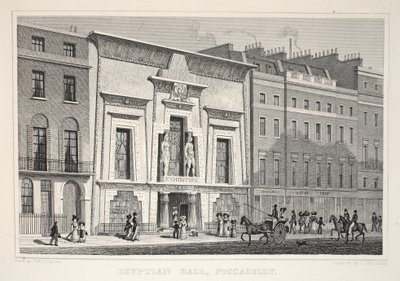 Sala egiziana, Piccadilly, da 