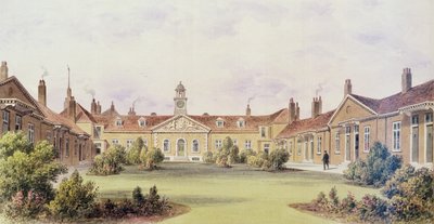 Ospedale Emanuel, Tothill Fields, 1850 da Thomas Hosmer Shepherd