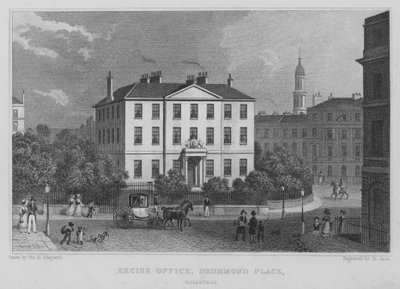 Ufficio delle Accise, Drummond Place, Edimburgo da Thomas Hosmer Shepherd