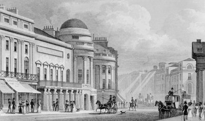 Istituzione Armonica, Regent Street, Londra. 1827 da Thomas Hosmer Shepherd