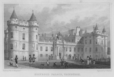 Palazzo di Holyrood, Edimburgo da Thomas Hosmer Shepherd