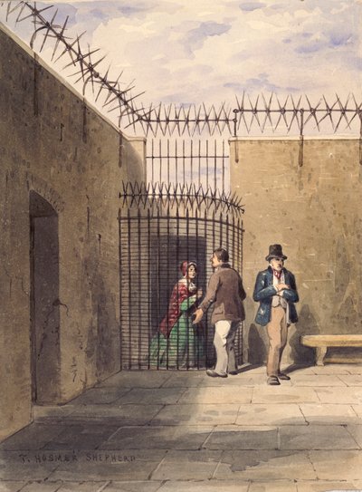 Casa di correzione, Clerkenwell, Londra, c1830 da Thomas Hosmer Shepherd