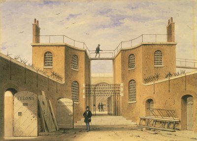 Casa di correzione, Clerkenwell, Londra, c. 1850 da Thomas Hosmer Shepherd