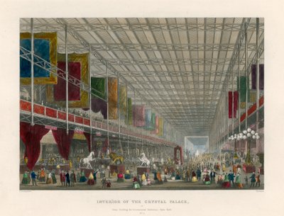 Interno del Crystal Palace, o Grande edificio per l