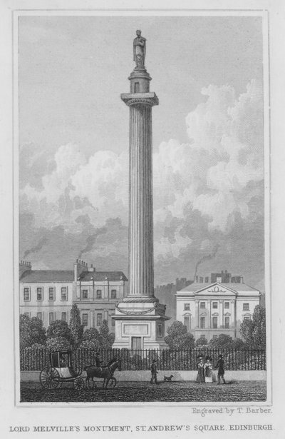 Monumento di Lord Melville, Piazza di Sant