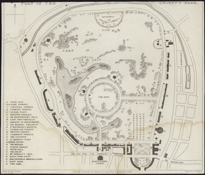 Mappa di Regent