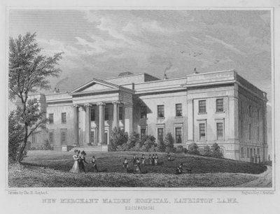 Nuovo Ospedale Merchant Maiden, Lauriston Lane, Edimburgo da Thomas Hosmer Shepherd