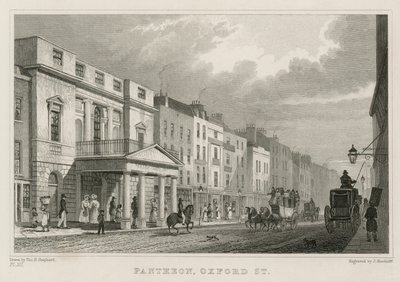 Pantheon, Oxford Street, Londra da Thomas Hosmer Shepherd