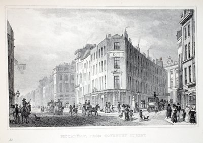 Piccadilly, da Coventry Street, da 