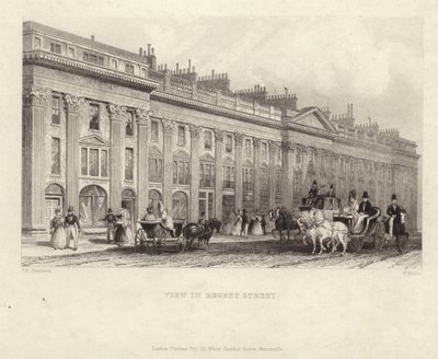 Regent Street da Thomas Hosmer Shepherd