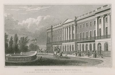 Richmond Terrace a Whitehall da Thomas Hosmer Shepherd