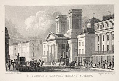 Cappella di San Giorgio, Regent Street, da 