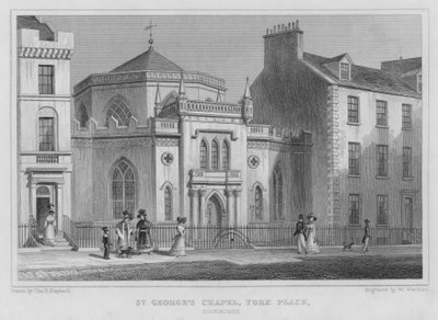 Cappella di San Giorgio, York Place, Edimburgo da Thomas Hosmer Shepherd