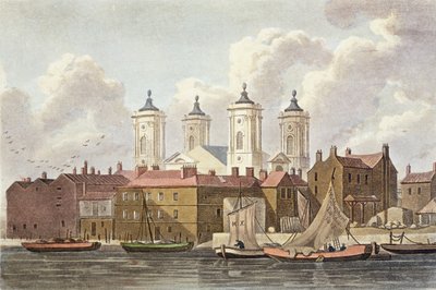 Chiesa di San Giovanni Westminster, 1815 da Thomas Hosmer Shepherd