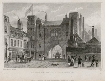 Porta di San Giovanni, Clerkenwell da Thomas Hosmer Shepherd