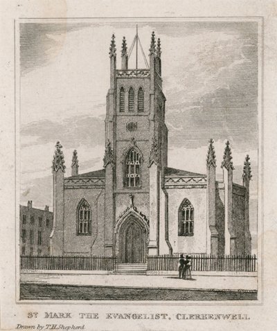 Chiesa di San Marco, Clerkenwell da Thomas Hosmer Shepherd