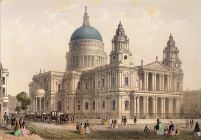 Cattedrale di San Paolo da nord-ovest da Thomas Hosmer Shepherd