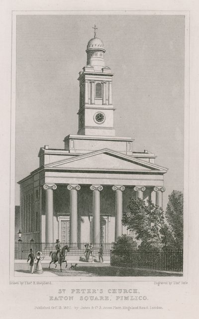 Chiesa di San Pietro, Eaton Square, Pimlico da Thomas Hosmer Shepherd