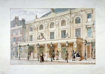 Teatro del Surrey e Caffè del Surrey su Blackfriars Road, Southwark, Londra da Thomas Hosmer Shepherd