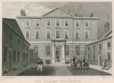The Albany, Piccadilly, Londra da Thomas Hosmer Shepherd
