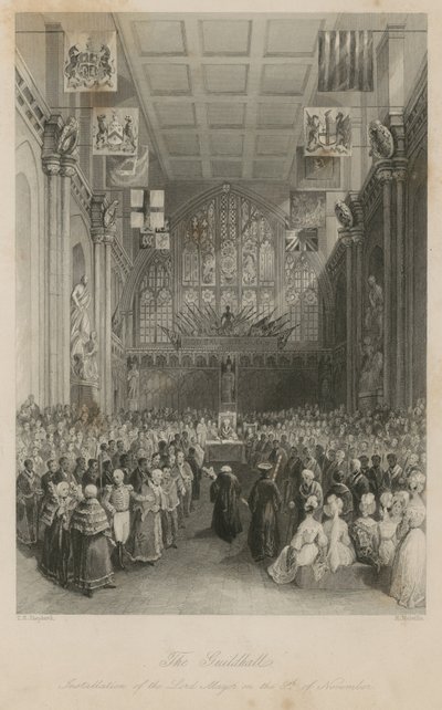 La Guildhall: Installazione del Lord Mayor l