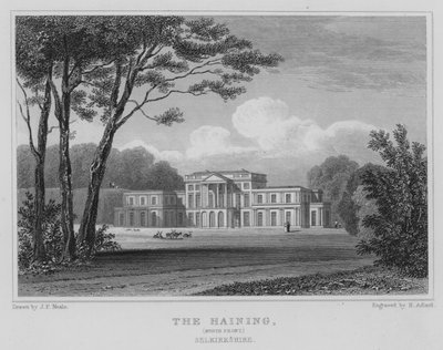The Haining, lato nord, Selkirkshire da Thomas Hosmer Shepherd