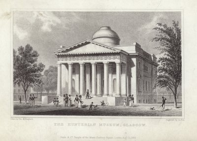 Il Museo Hunterian, Glasgow da Thomas Hosmer Shepherd