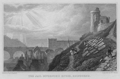 La casa del governatore della prigione, Edimburgo da Thomas Hosmer Shepherd