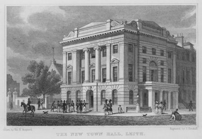 Il nuovo municipio, Leith da Thomas Hosmer Shepherd